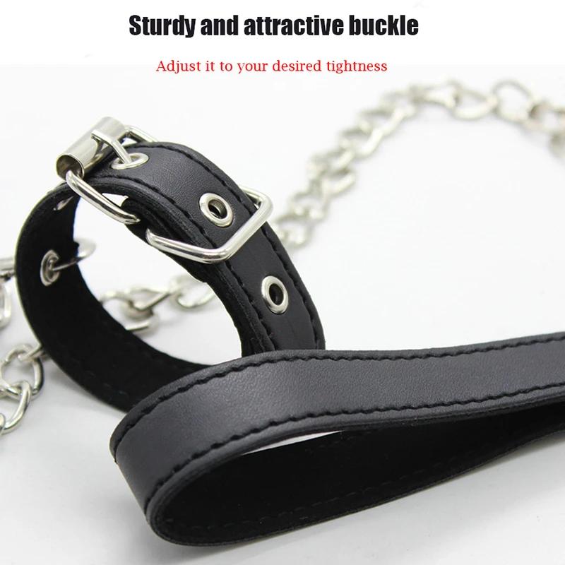 Leather Cock Penis Ring,Ball Stretcher Leash Sack Pull Tug, Chastity CBT Bondage,Sex Toys For Couples