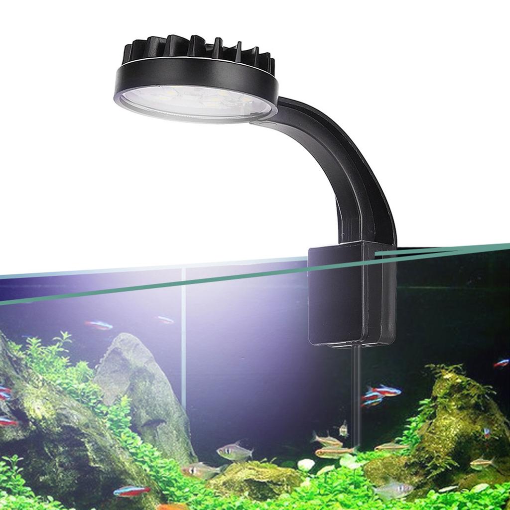 Led Aquarium Fish Tank Light Clip-on Led Plant Grow Lights Aquatic Freshwater Aquarium Lamps Waterproof Landscape Lamp