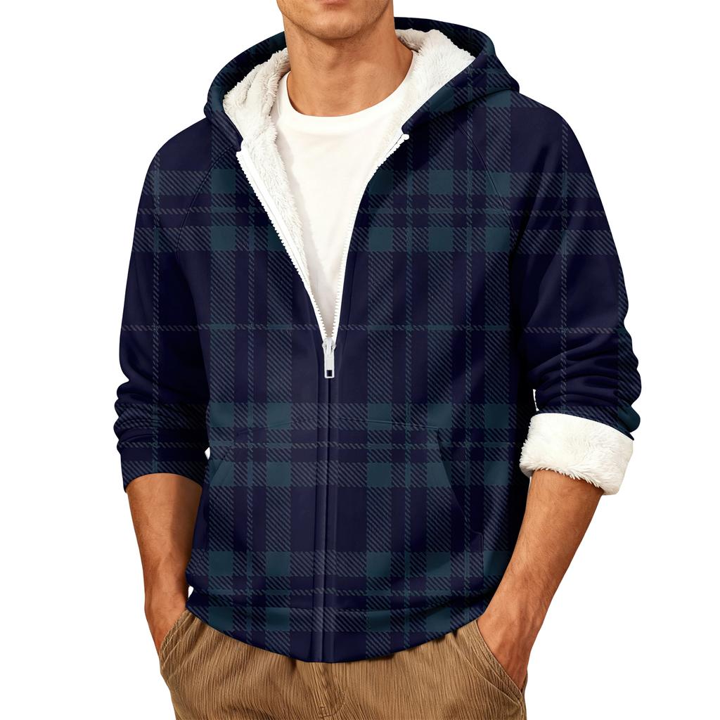 Men's Casual Warm Hooded Jacket