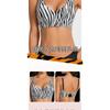 Women S Sexy Leopard Print Wirefree Push Up Breathable Bra