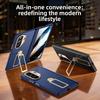 For Samsung Z Fold 7 Case, Full Coverage All-in-one Glass Screen Protector & Protective Cover for Samsung W26