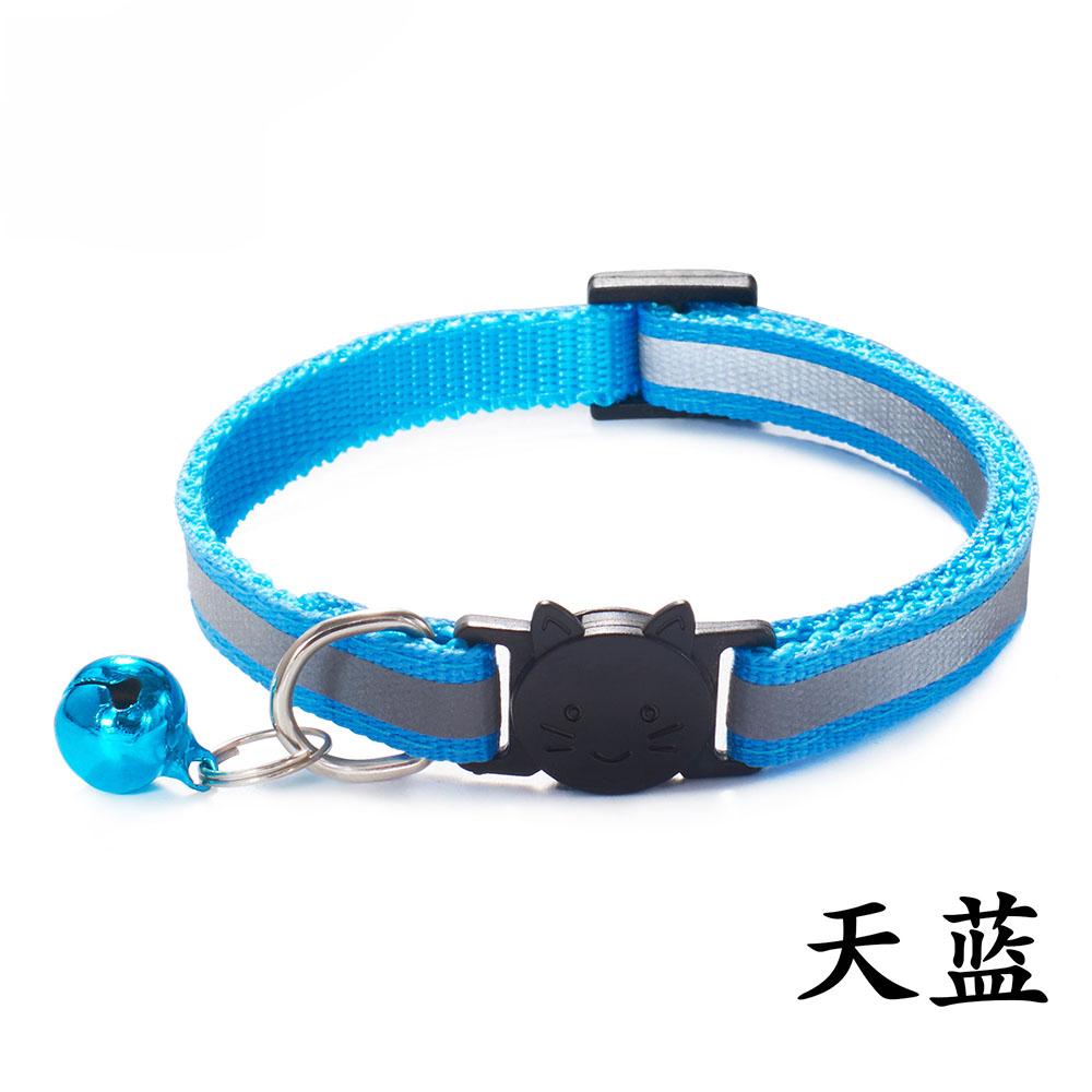 Collier Réfléchissant Anti-étranglement pour Chat Collier Ras du Cou Collier pour Chiot Nouveau-né Collier d'Identification pour Chien Collier Coloré à Clochette pour Chats Produits pour Animaux de Compagnie Chatons