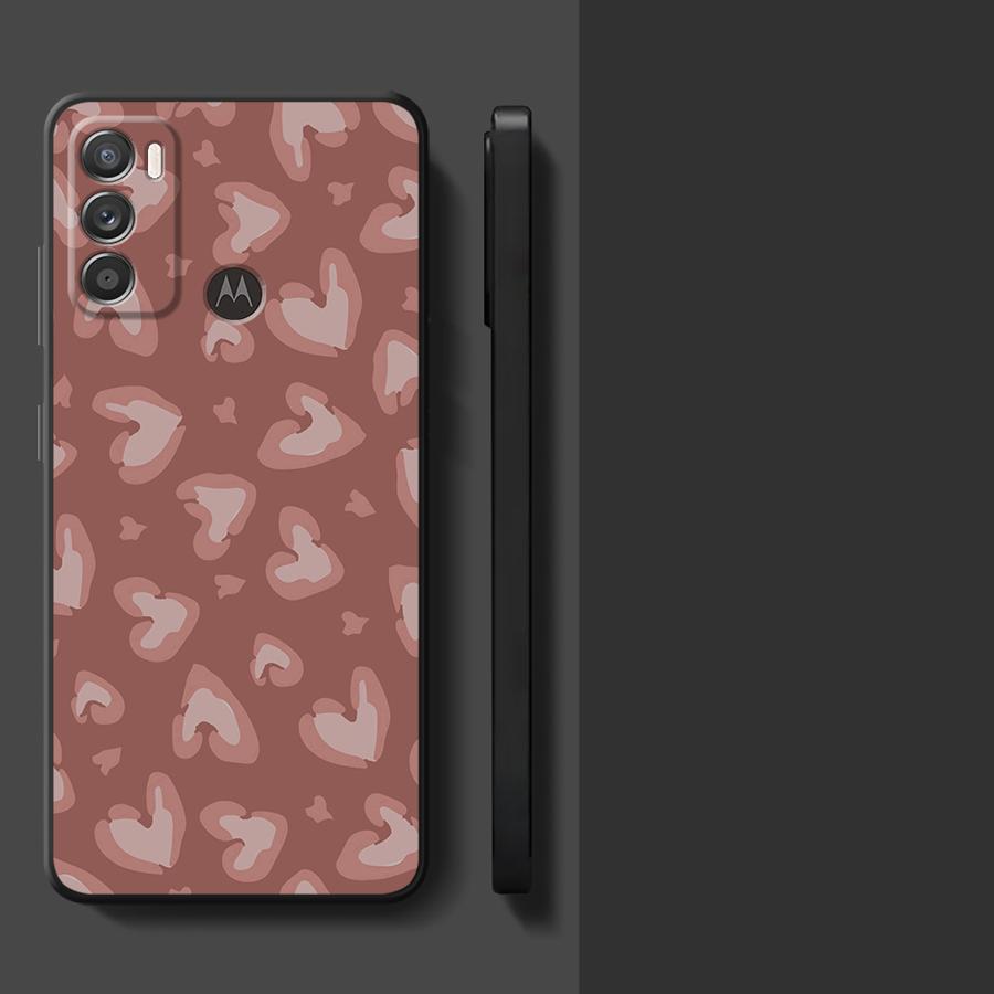 

Phone Cover Case for Motorola Moto G51 G60s G22 Edge40 G53 G30 Edge 20 Pro 30 Lite G32 G73 G50 G52 G71 Leopard Print Motorola Edge 30 Neo