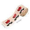 Christmas Packaging Ribbon Christmas Wired Ribbon Burlap Wired Ribbon Weave Ribbon Rustic Ribbon Holiday Ribbon For Wreaths Big