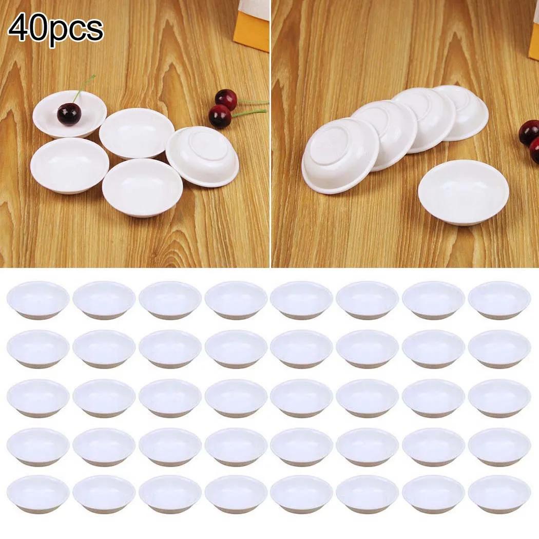 

40pcs Kitchens Sauces Dish Dipping Soys Sauce Cup Plastics Sauce Bowl Seasoning Dish Appetizer Plates Reusables Kitchen Supplies China Mainland