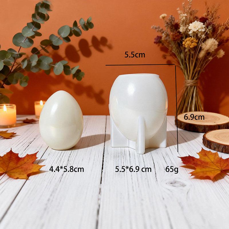 

3D Relief Butterfly Bow Egg Shaped Silicone Mold Diy Easter Eggs Aromatherapy Candles Soap Plaster Resin Crafts For Home Decor