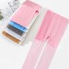 Japanese Style Alluring Ladies Young Ladies Anti Hook Clear Stretch Fabric Tights Candy Color Barely There Bottoming Tights Multicolour See Through