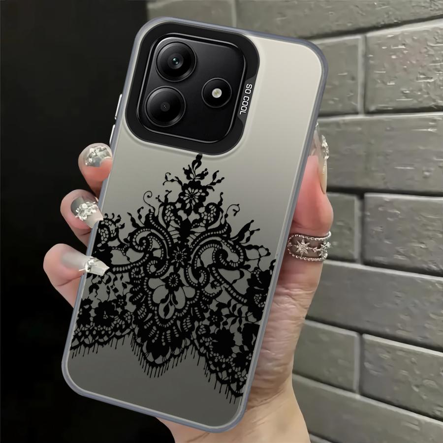 Black Lace Fashion Case for Xiaomi Mi 12T Pro 11 Lite 13T Back Phone Cover