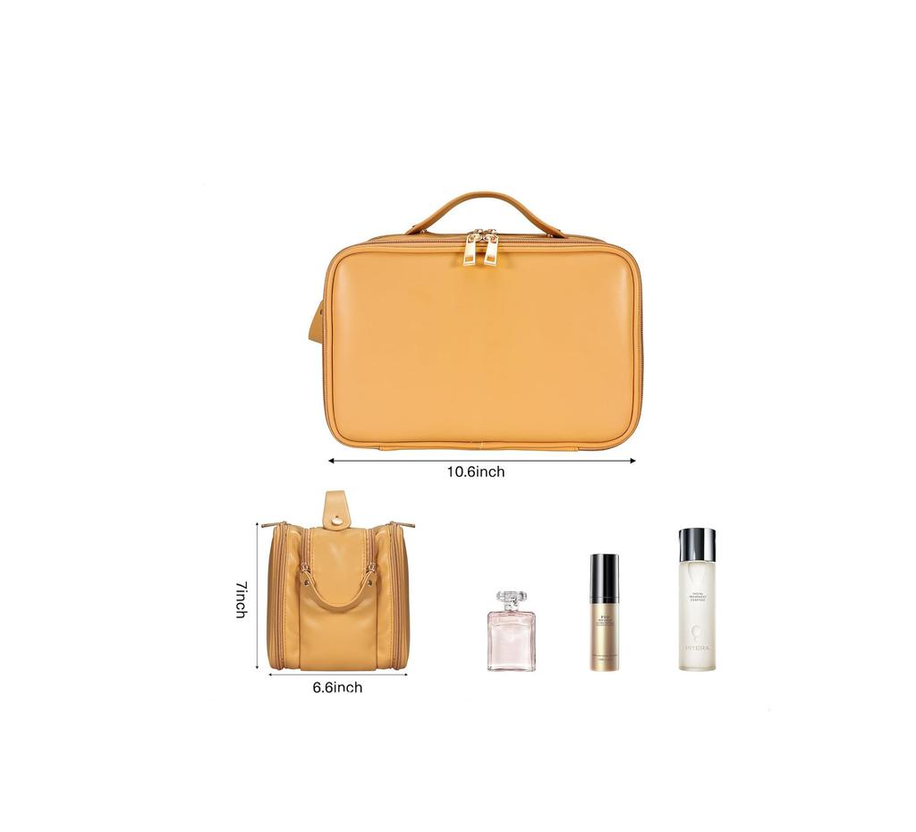 Make Up Bags for Women Traveling Makeup Case Cosmetic Organizer Waterproof Makeup Organizer Bag with Handle Travel Cosmetic Bag