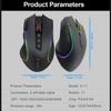 E-YOOSO X-11 RGB USB 2.4G Wireless Gaming Mouse 4000 DPI 9 Buttons Programmable Ergonomic for Gamer Mice Laptop PC Computer
