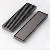 Grey Stainless Steel Odor Proof Floor Drain -8X30cm, Rectangular Concealed Design, Bathroom/kitchen 10x10cm Square Floor Drain