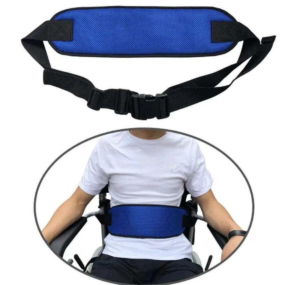 Reusable Wheelchair Seat Belt Quick Release Buckle Fixation Harness Safety Binding Band  Outdoo