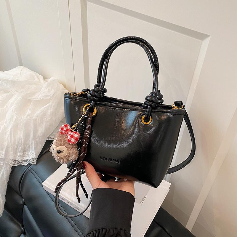 Sensation Maillard portable bucket bag women's new retro shoulder bag fashion commuter messenger bag