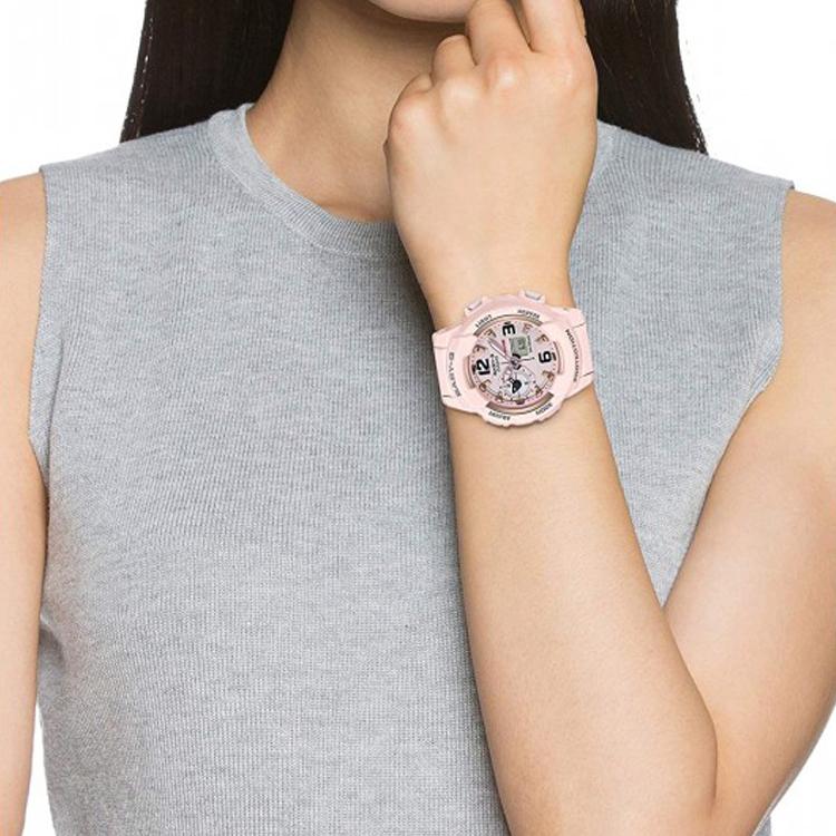 Casio Women's BABY-G Pink Watch BGA-230SC-4B-person
