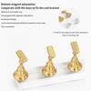 1pc/5pcsNail Practice Base Metal Nail Holder Acrylic Magnetic Base Wearable Nail Practice Nail Piece Stand Nail Display Tool