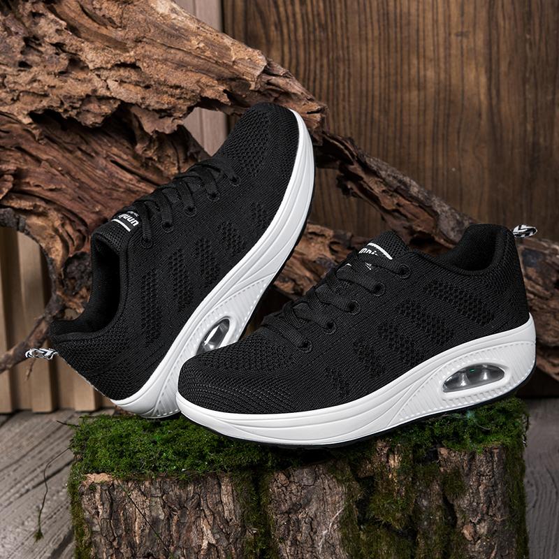 TUINANLE Women Sneakers Mesh White Sport Shoes Outdoor Heightening Female Casual Walking Shoes
