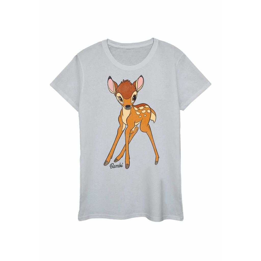 Bambi Klassisches Heather-T-Shirt für Damen/Damen