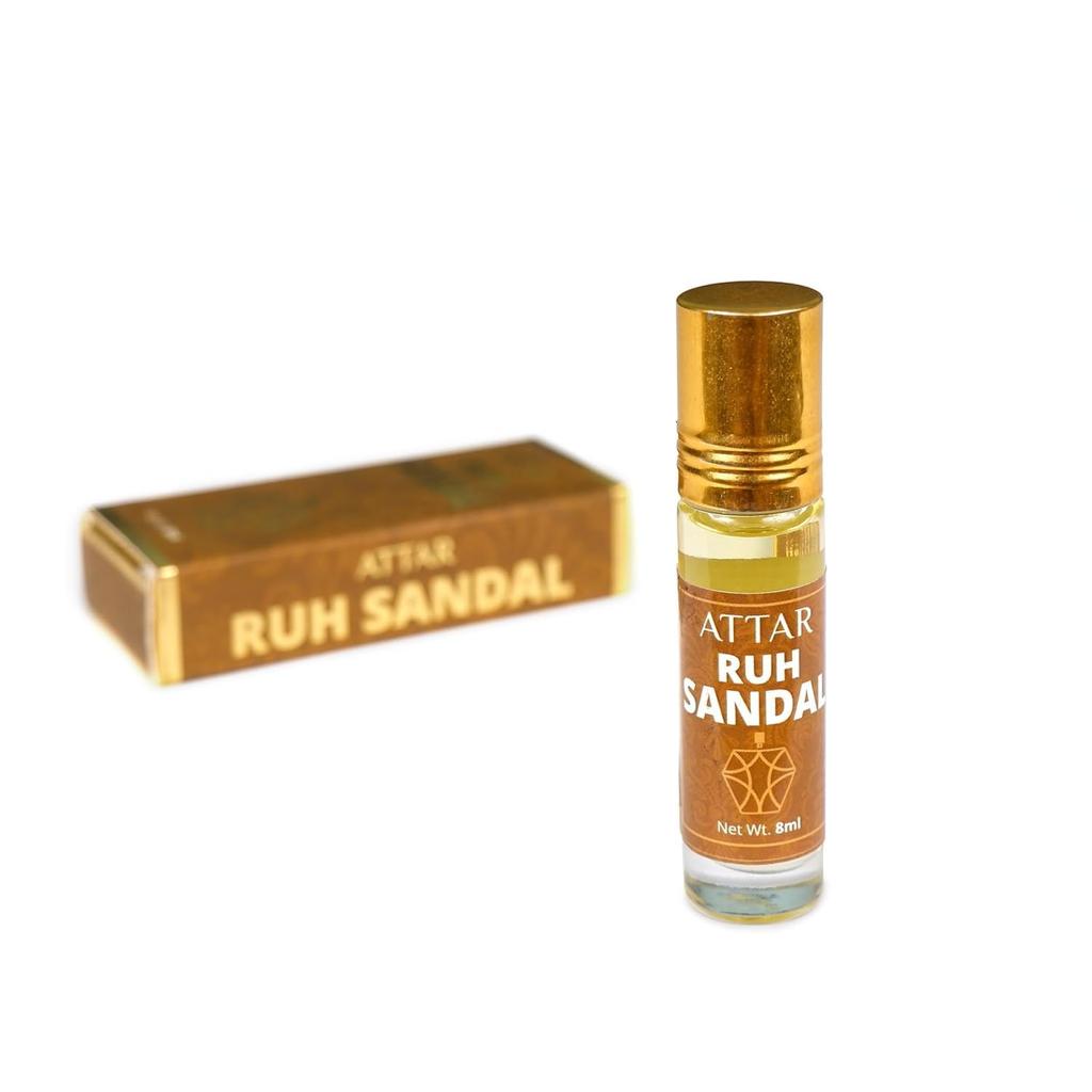 Aceite de Perfume Natural Attar Para Larga Duración Con Fácil Aplicación Roll-On Para Hombres y Mujeres - 8 ML, (Paquete de 1)