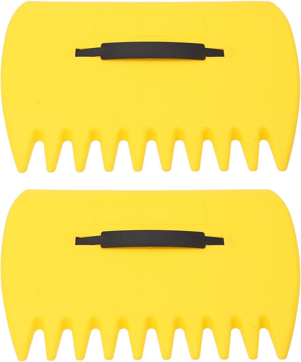 Outdoor Gardening Leaf Rakes - Plastic Clamps for Collecting Fallen Leaves
