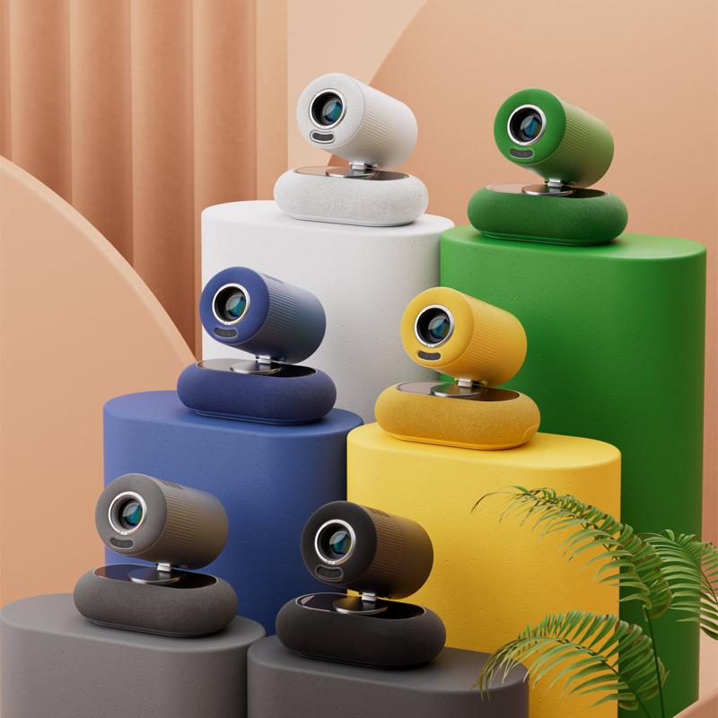 Vivicine Nejnovější YT900 Android 13 1920x1080p Full HD 1080p projektor pro domácí kino, Automatické ostření, Automatická korekce lichoběžníkového zkreslení