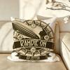Band LLedZZeppelin Cushion Cover Pillow Case Antidustmite Pillowcase Silky Short Plush Sofa Cushion Cover hot