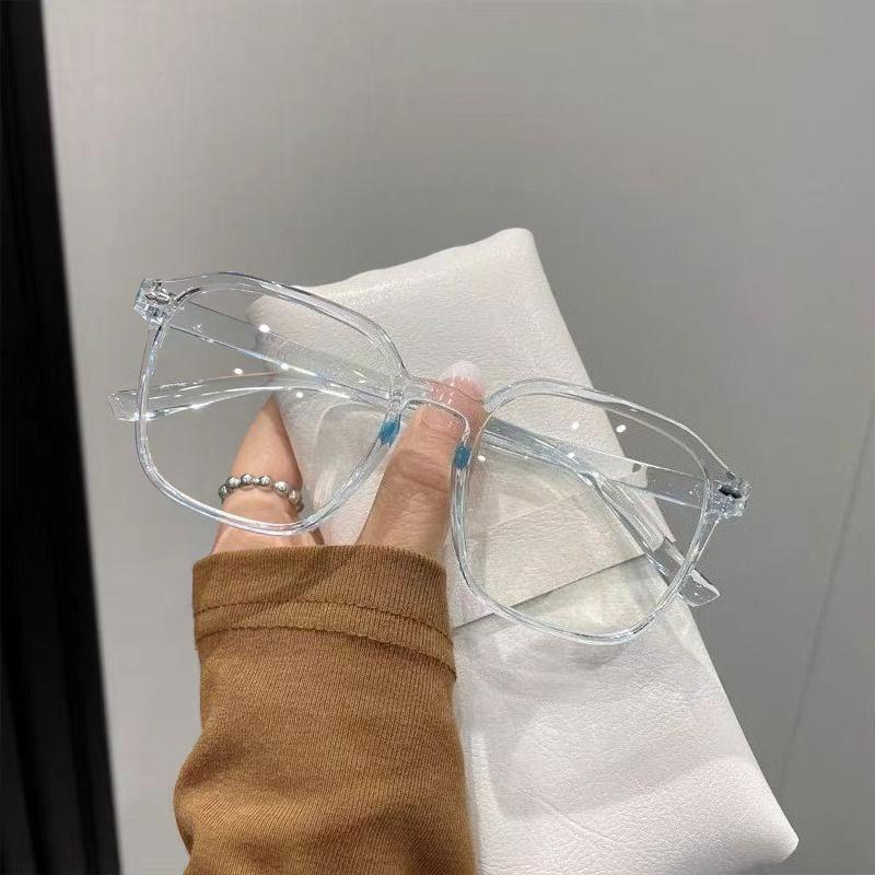New Large Frame Unisex Anti Blue Light Eyeglass Frame Reading Glasses Men Women Fresh and Simple Style