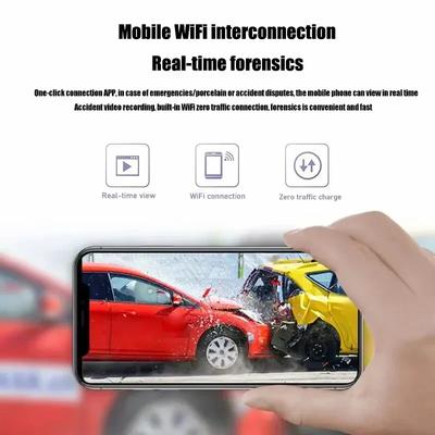 4K WiFi Car DVR Camera - 24H Parking Surveillance with Motion Detection & App Control