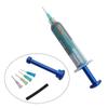 Paste saldanti Flux Mate Booster Plunger Dispenser Tool Lega di alluminio Siringhe manuali Paste saldanti Strumenti di propulsione