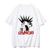 Funko Pop Punk Rancid Microphone Men Graphic Printing Tee-shirt Short Sleeve O-neck Female Male Tshirts  Gift Idea Clothes