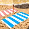 Modische bunte gestreifte Handtücher Schnell trocknende Strandtücher sind geeignet für Schwimmbäder Camping Yoga und das Fitnessstudio