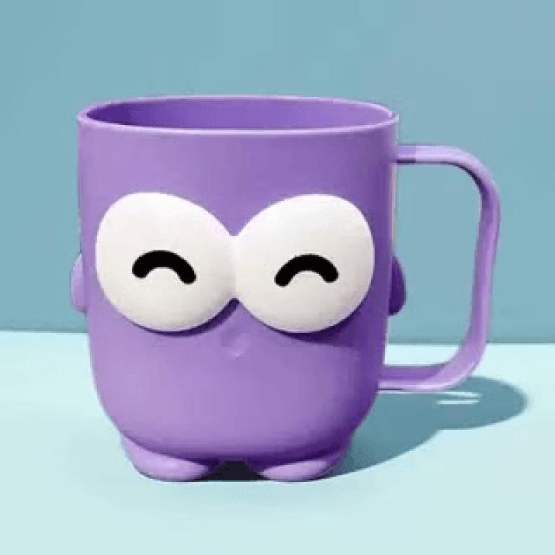 Cute Big Eye Kids Toothbrushing Cup