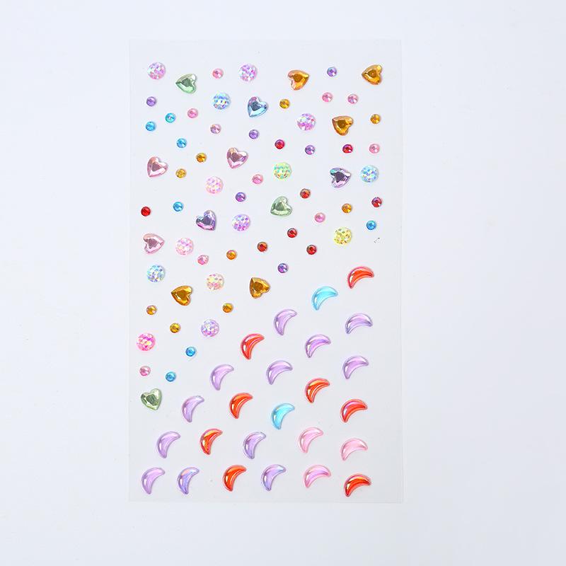 Custom Diamond Princess Gem Stickers for Kids