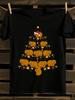 Green Wombat Xmas Tree Santa Hat T-Shirt