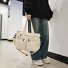 Versatile Large-Capacity Corduroy Shoulder Bag for Women - New Korean Style