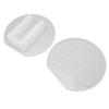 Pot Setting Mold Round Shape Silicone Soft Reusable White DIY Mould for Fish Tank Art Craft