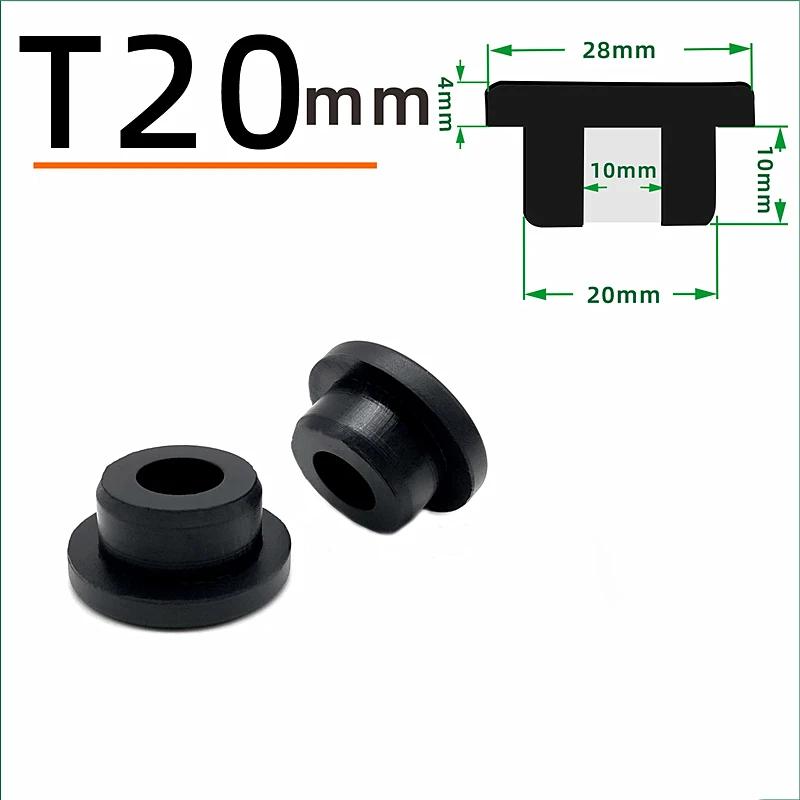 Schwarzer Silikonstopfen Ø 6mm-81,3mm Runde Staubdichte Dichtkappe Hitzebeständiger Silikon-Lochstopfen Dichtungs-Endkappe Schutzhülle