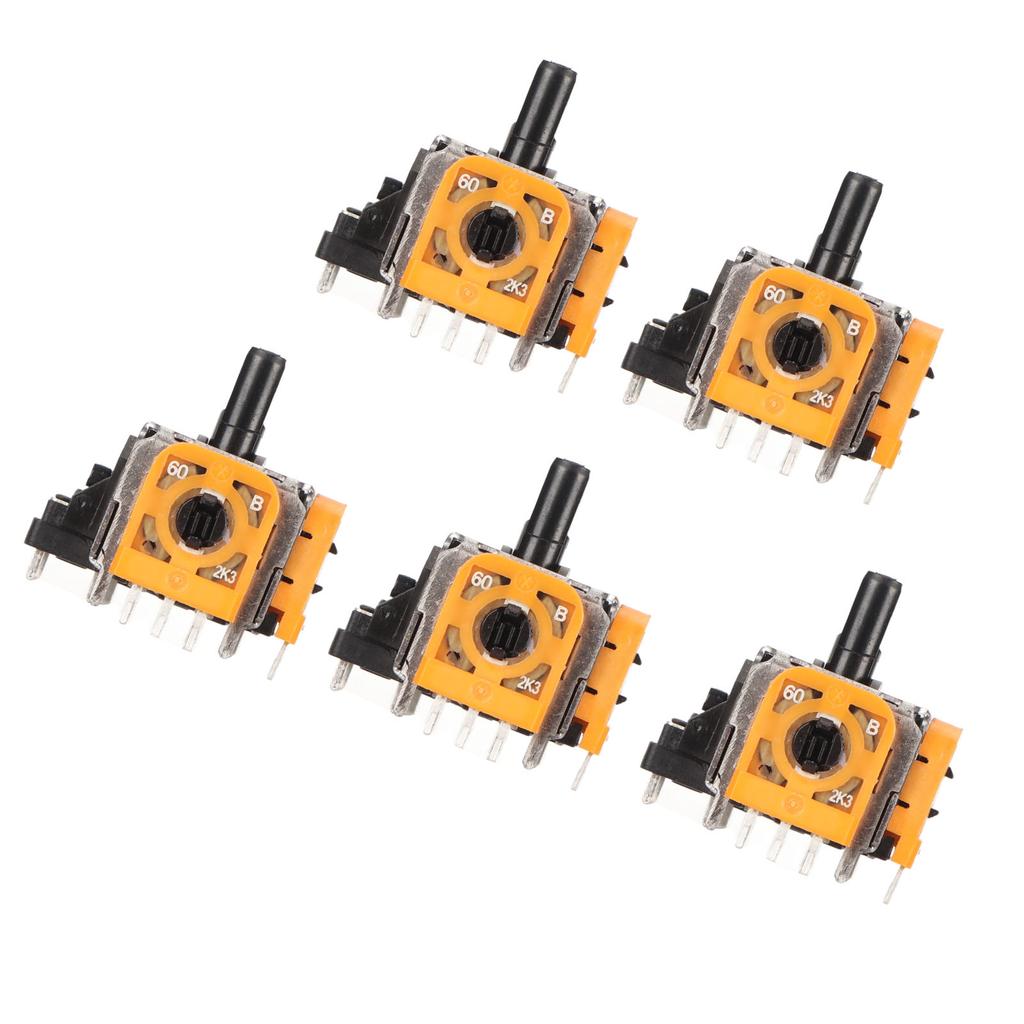 5 ks analogových 3D joysticků pro ovladač PS5 Sada na opravu náhradního dílu 3D analogového joysticku