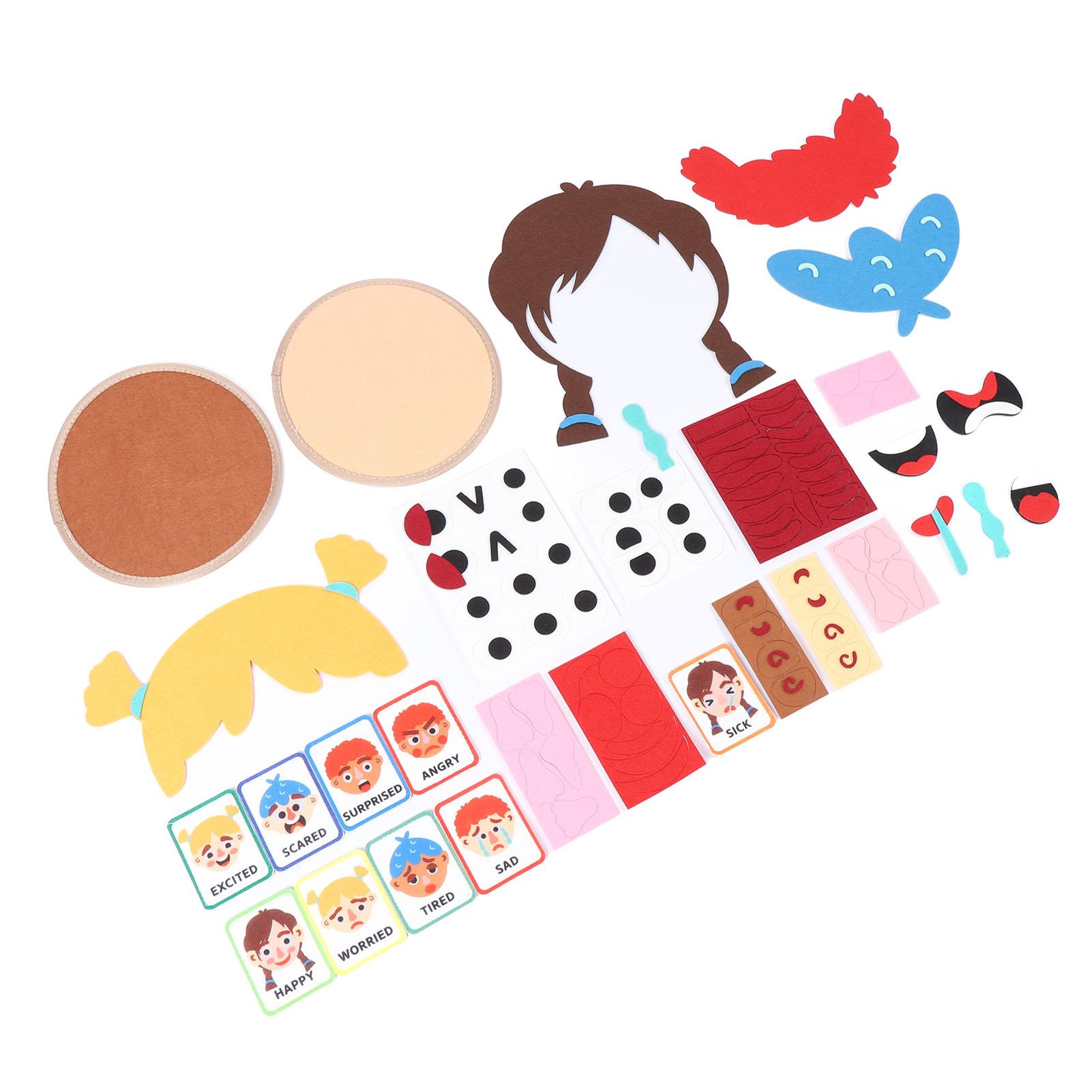 

Игрушки для развития социальных и эмоциональных навыков, развивающие дошкольные сенсорные игрушки, забавные лица