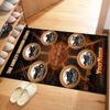 Harley-davidson Motorcycles Customize Your Name Floor Rug Office Rug Design for Outdoor Dormitory Balcony Playrooms Anti-slip Rug Office home decor