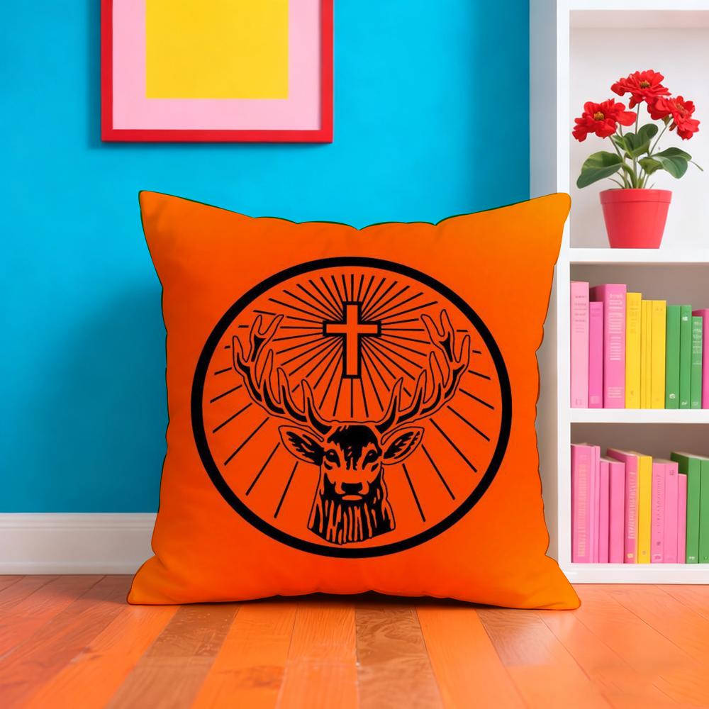 Luxury J-Jager-M-Meisters-S Cushion Cover Plush Fabric Soft Double-Sided Printed Sofa Warm Winter Home Gift Pillow Case