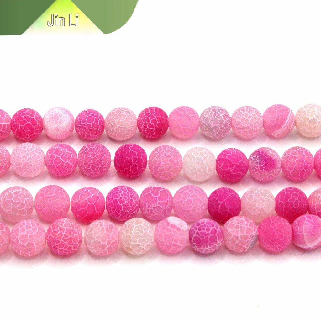 Natural Stone Round Beads for DIY Jewelry Making - Bracelet Components