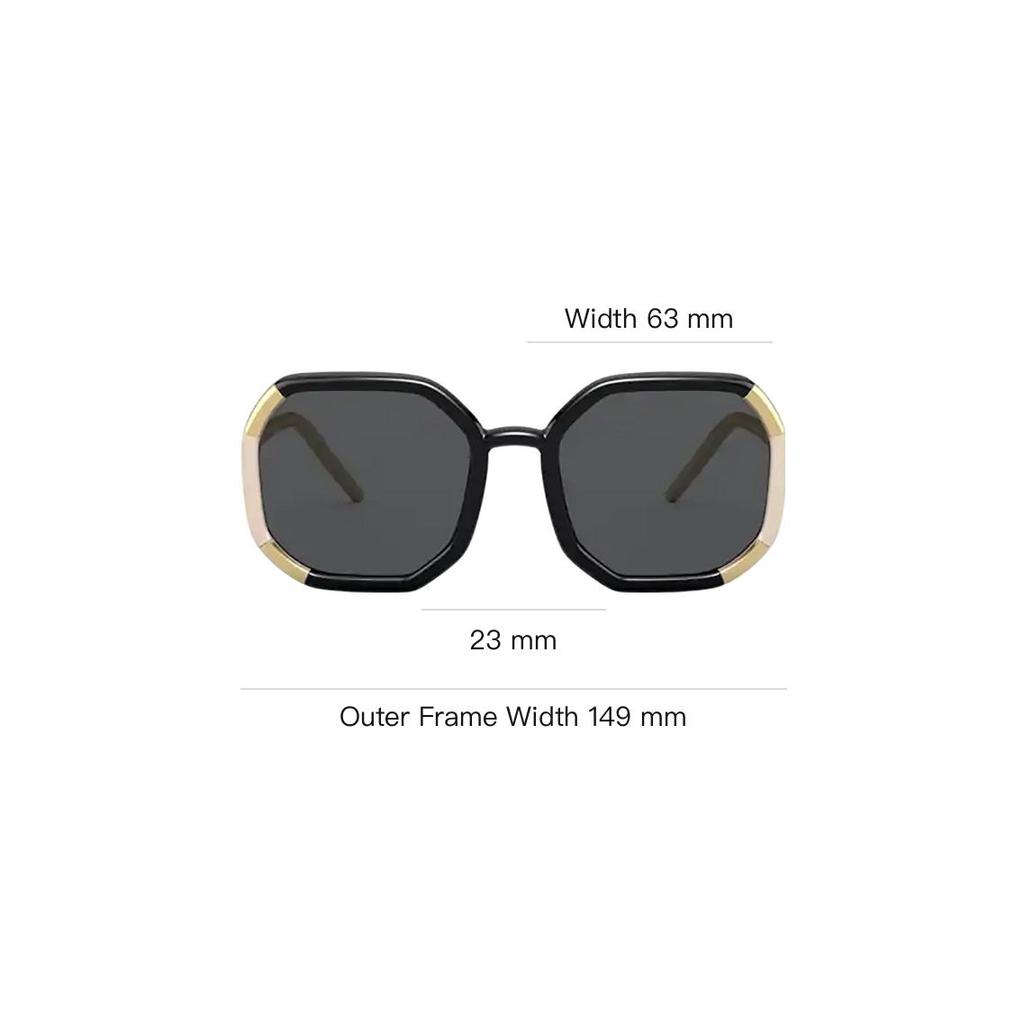 Prada Acetate Metal Sunglasses Black Women sunglasses PR20XS02F5S0