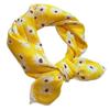 Japanese Harajuku Cotton Small Square Scarf New Korean Silk Scarf Headband Women's Spring and Autumn Floral Scarf Scarf Neck Protector Scarf