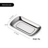 Stainless Steel Rectangular Serving Plate