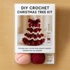 DIY Crochet Christmas Tree Kit Handmade Holiday Decoration Set Crochet Christmas Tree Craft Kit for Beginners with Detail Patter