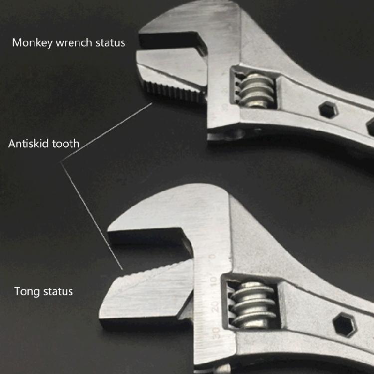 12 Inch Anti-slide Universal Monkey Wrench Adjustable Spanner Adjust Wrenches