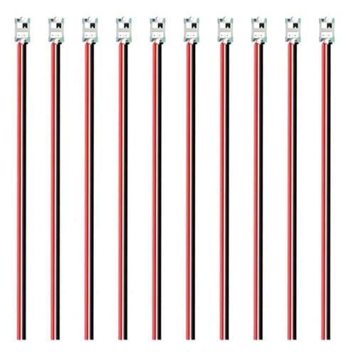 TVETE Miniature Chip SMD 0603 LED Chip Model [Pack of 10] with 0.6mm Copper Wire, High Brightness, for Plastic Models, Train Models, Railway Models, B