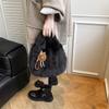 Flauschige Einfache Henkeltasche Neue Mini-Umhängetasche für Damen Elegante Winter-Tasche Bequem und Vielseitig Textur-Beuteltasche