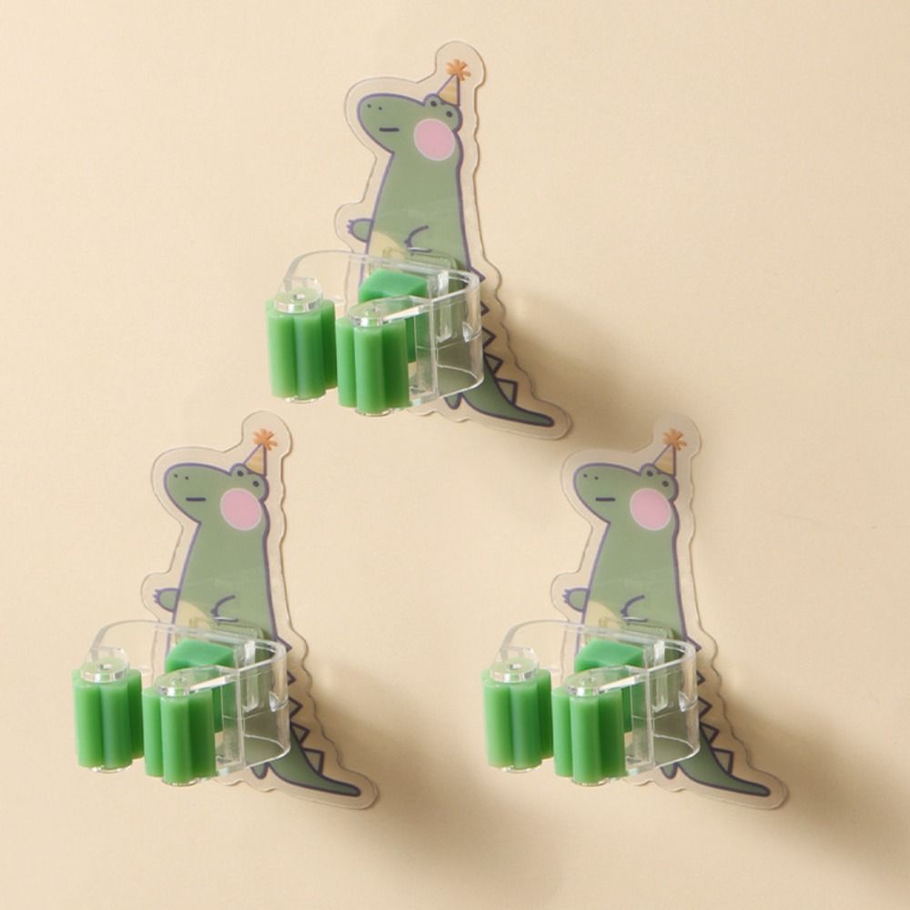 Wall Mounted Cartoon Broom Hanger Punch-free Mop Holder Clip Lovely Mop Broom Storage Hook Kitchen