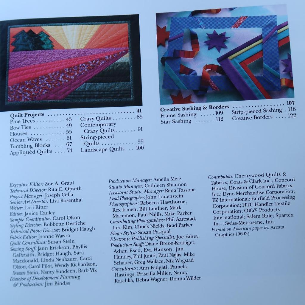 [USED] Sale! Books Quilt Projects By Machine Machine Quilting